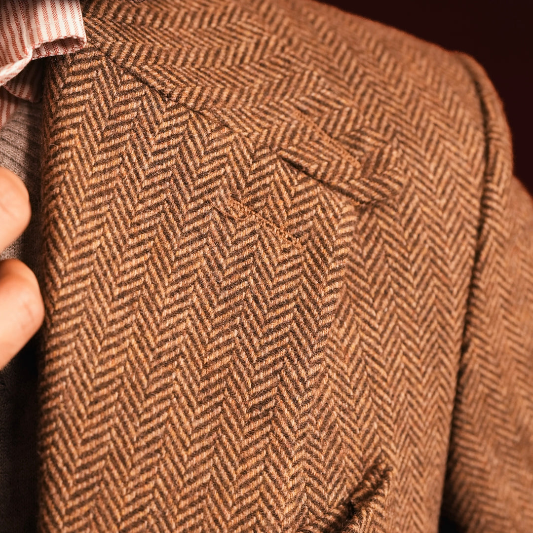 MONTEBELLO HERRINGBONE SPORTS COAT